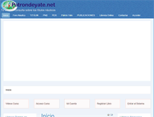 Tablet Screenshot of patrondeyate.net
